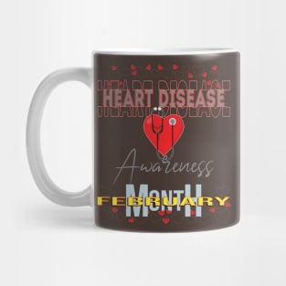 Heart disease awareness month Mug